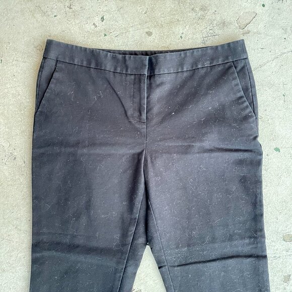 Vince Camuto Straight Leg Black Cropped Trousers - Picture 5 of 6
